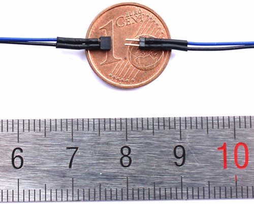 Lais DCC 860028 H0/N - 2-Pin Micro Connector with Pin Pitch 1.0mm micro quick plug