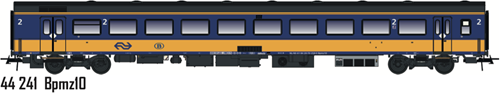 LS Models 44241 H0 - ICRmh Bpmz10, 2e klas, Benelux NS