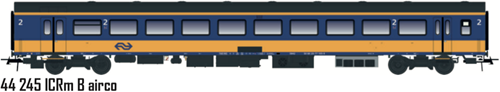 LS Models 44245 H0 - ICRm B, 2e klas, Airco NS