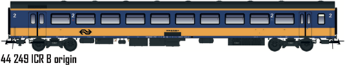 LS Models 44249 H0 - ICR B, 2e klas, Zonder Airco NS
