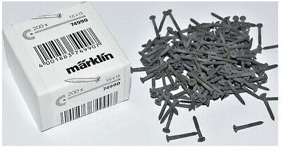 Marklin 74990 H0 - Rail schroeven 200 stuks voor c-rail