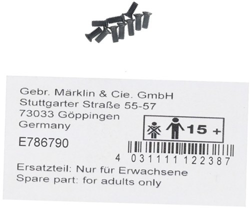 Märklin E786790 - Senkschraube TAP 2X4,6 (10 St