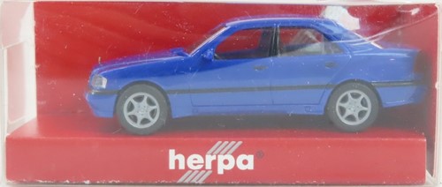 Herpa H0 - Mercedes Benz C-klasse Blauw