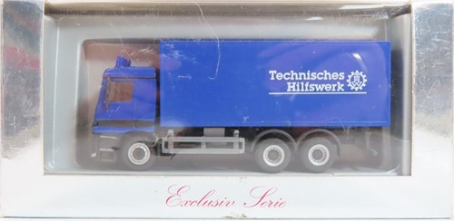 Herpa H0 - Mercedes Benz Vrachtwagen Technische Hilfswerke Exclusive Series