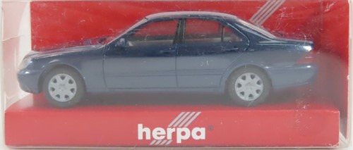 Herpa H0 - Mercedes Benz S-Klasse Donker Blauw