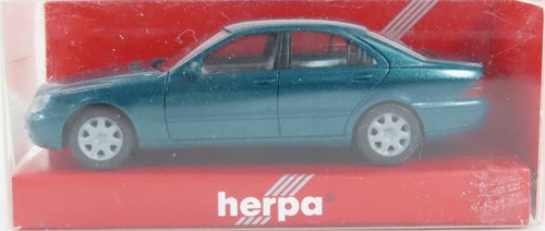 Herpa H0 - Mercedes Benz S-Klasse Groen Metallic
