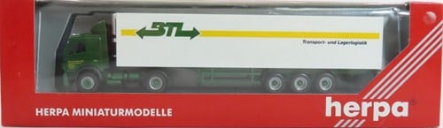 Herpa H0 - Mercedes Benz SK 94 Vrachtwagen met Trailer BTL