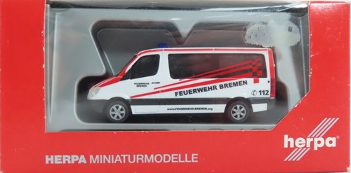 Herpa H0 - Mercedes Benz Sprinter 2006 Feuerwehr Bremen