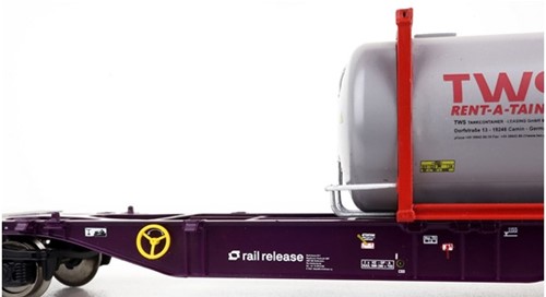 Mehano 28400 H0 - Container Draagwagen Sggmrss90 Railrelease B.V.-3
