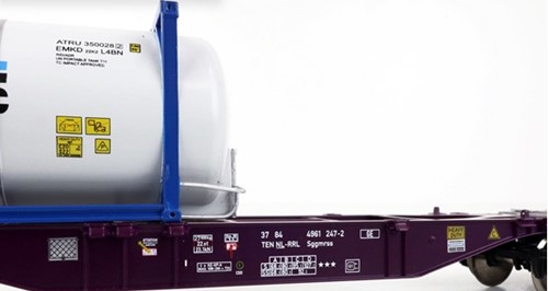 Mehano 28400 H0 - Container Draagwagen Sggmrss90 Railrelease B.V.-2