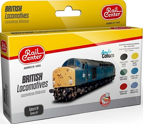 AMMO MIG-R-1002  - BRITISH LOCOMOTIVES EP IV 15ML 6 JARS