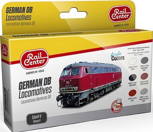 AMMO MIG-R-1003  - GERMAN DB LOCOMOTIVES EP V 15ML 6 JARS
