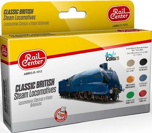 AMMO MIG-R-1012  - CLASSICS BRITISH STEAM LOCOMOTIVES 15ML 6 JARS