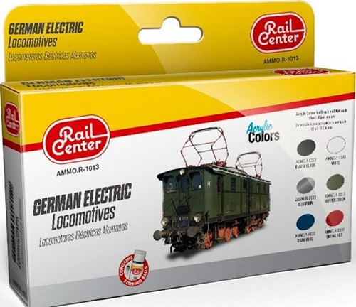 AMMO MIG-R-1013  - GERMAN ELECTRIC LOCOMOTIVES 15ML 6 JARS