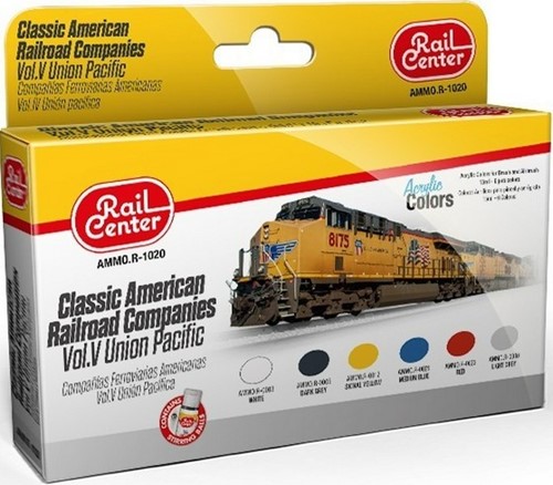 AMMO MIG-R-1020  - CL. AMERICAN RAILROAD COMP. VOL. 5 UNION PACIFIC 15ML 6 JARS