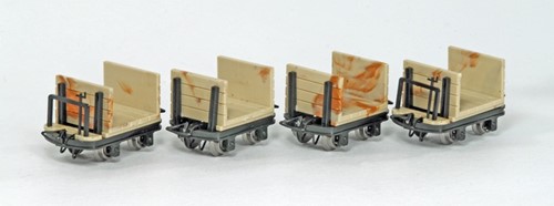 MiniTrains 3114 H0e - Pulphoutwagen 2b/2nb 4stuks