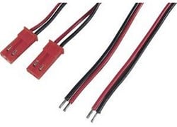 Modelcraft 208314  - BEC Kabel Stekker 0,14mm2 2stuks