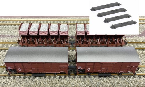 Modellbahn Union MU-N-A00056 N - Koppelingsstang 8stuks 12.0 mm