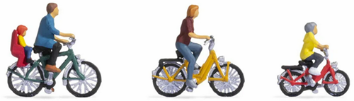 Noch 15909 H0 - Familie op de fiets / Familie beim Fahrradausflug