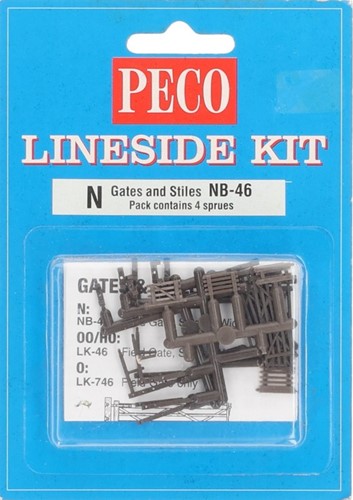 Peco NB-46 N - Veldpoort, hekken en looppoort