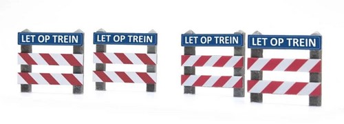 Artitec 387.362 H0 - NL Overweghekken “LET OP TREIN”