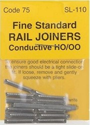 Peco SL-110 H0 00 - Streamline Railverbinders H0/00 Code 75 24stuks