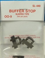 Peco SL-440 H0 00 - Buffer Stop Sleeper Type 1stuks