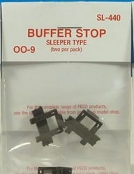 Peco SL-440 H0 00 - Buffer Stop Sleeper Type 1stuks