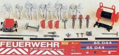 Preiser 31010 H0 - Brandweer Accessoire Set
