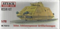 Attack Hobby Kits RE72313 - Schwerer Schienenpanzer Artilleriewagen 1:72