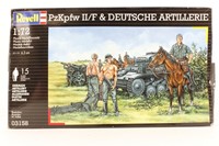 Revell 3158  - PzKpfw II/F & Deutsche Artillerie 1:72 (Open Verpakking)