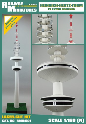 Vessel Railway Miniatures RMN:001 N - TV Tower Hamburg