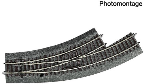 Roco 42560 H0 - Bogenweiche Li. BWr2/3