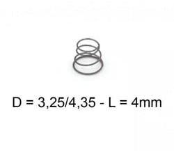 Roco 86202  - Konusfeder D=3,25/4,35 L=4 mm