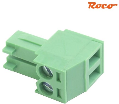 Roco 96321  - Steckerklemme RM3!5 2-pol.grün