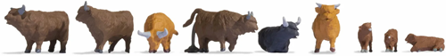 Noch 15728 H0 - Koeien (hooglanders) / Hochlandrinder