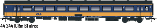 LS Models 44244 H0 - ICRm Bf, 2e klas, Airco NS