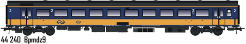 LS Models 44240 H0 - ICRmh Bpmdz9, 2e klas, Benelux NS