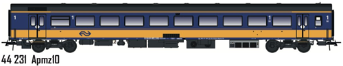 LS Models 44231 H0 - ICRmh Apmz10, 1e klas, AmRo NS