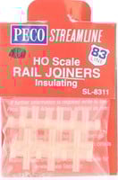 Peco SL-8311 H0 -  Raillas Geïsoleerd Code 83 12stuks