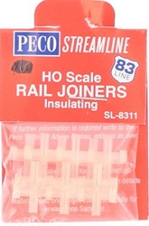Peco SL-8311 H0 -  Raillas Geïsoleerd Code 83 12stuks