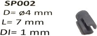 Micromotor.eu SP002 - ø 4 x 7 - for 1 mm shaft