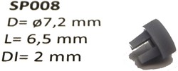 Micromotor.eu SP008 - ø 7.2 x 6.5 - for 2 mm shaft