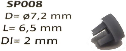 Micromotor.eu SP008 - ø 7.2 x 6.5 - for 2 mm shaft