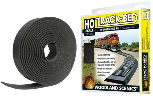 Woodland Scenics ST1474 H0 - Ballastbed Spoor H0