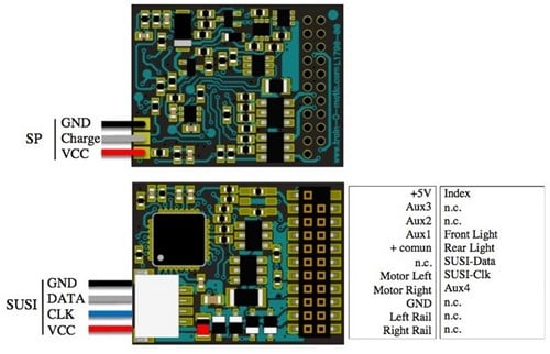 tOm 02010209  - Lokommander II Mini M21S 21MTC met SUSI Connector (52)-2