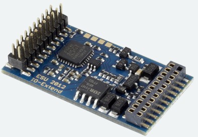 ESU 51970  - I/O Erweiterungsplatine für LokSound, LokPilot 21MTC(nicht MKL) 4x AUX, 2x Servo, Smokeunit