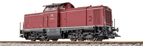 ESU X 31572 H0 - Diesel loco H0, 211 058, DB, Era IV, prototype around 1982, old red, Sound+Smoke, DC/AC