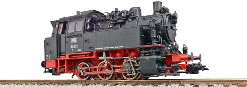 ESU 31650 H0 - Stoom Locomotief, H0, BR80, 80 031 DB, zwart, Ep III, LokSound, Doppelraucherzeuger, Rangierkupplung, DC/AC
