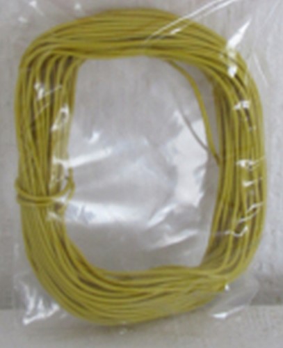 tOm 01130204  - Wire, 0.14 mm2 cross section, YELLOW